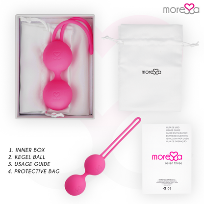 MORESSA - OSIAN TRÊS SILICONE PREMIUM ROSA