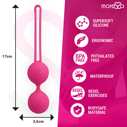 MORESSA - OSIAN TRÊS SILICONE PREMIUM ROSA