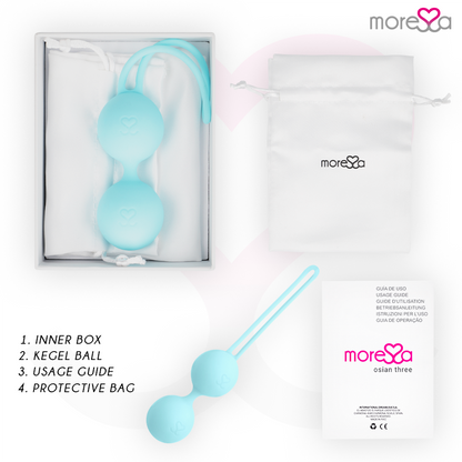 MORESSA - OSIAN TRÊS SILICONE TURQUESA PREMIUM