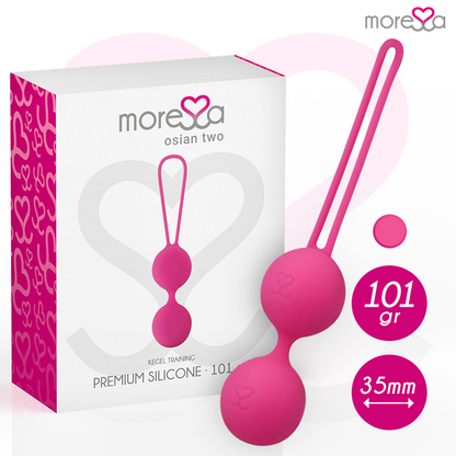 MORESSA - OSIAN DOIS SILICONE PREMIUM ROSA