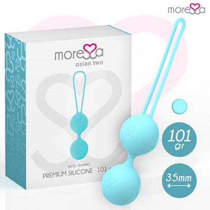 MORESSA - OSIAN DOIS SILICONE TURQUESA PREMIUM