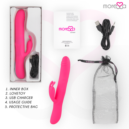 MORESSA - VIBRADOR PREMIUM SOMER COM ROTAO MÚLTIPLA