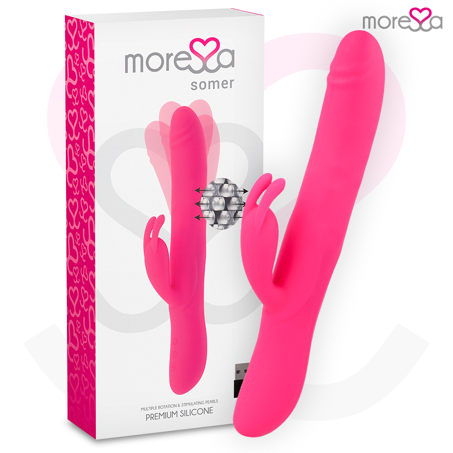 MORESSA - VIBRADOR PREMIUM SOMER COM ROTAO MÚLTIPLA