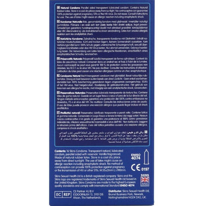 SKINS - PRESERVATIVOS NATURAIS PREMIUM PACOTE 16