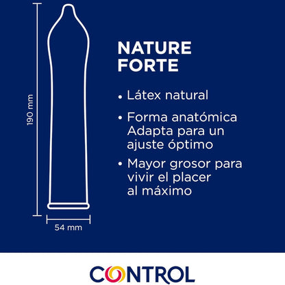 CONTROL - NATURE FORTE PRESERVATIVOS 144 UNIDADES