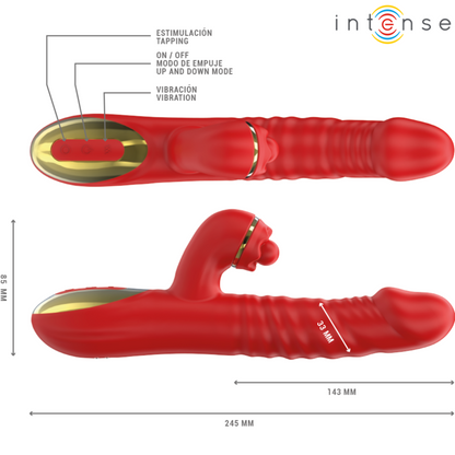 INTENSE - THALIA VIBRATION & THRUST & TAPPING VERMELHO