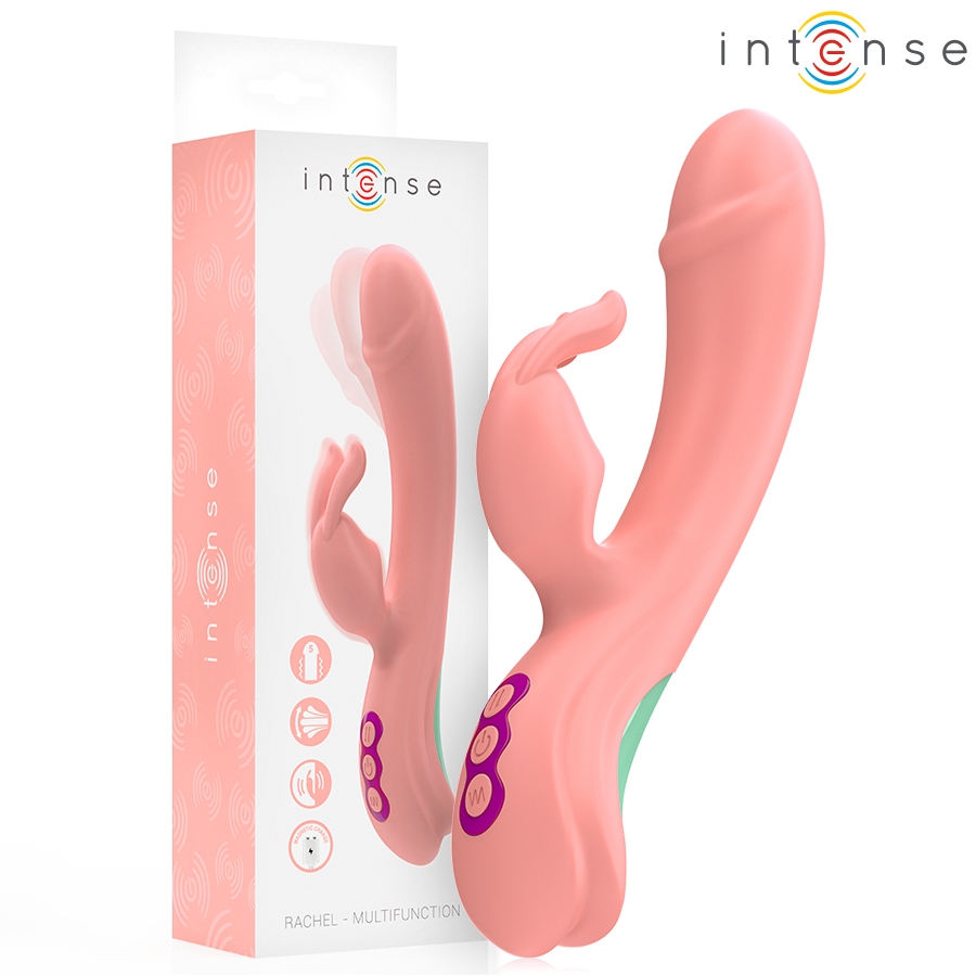 INTENSE - VIBRADOR RACHEL RABBIT 5 VIBRAÇÕES ROSA
