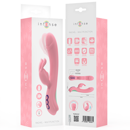 INTENSE - VIBRADOR RACHEL RABBIT 5 VIBRAÇÕES ROSA