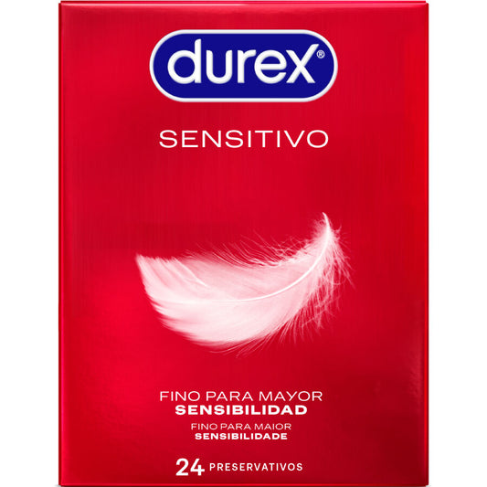 DUREX - PRESERVATIVOS SENSITIVE 24 UNIDADES