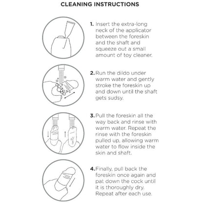 KING COCK - DILDO REALÍSTICO CARNE SEM CORTES 15 CM