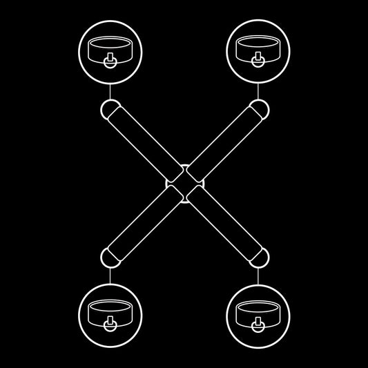 FETISH SUBMISSIVE - UNIÃO DE ALGEMAS DE COURO VEGANO