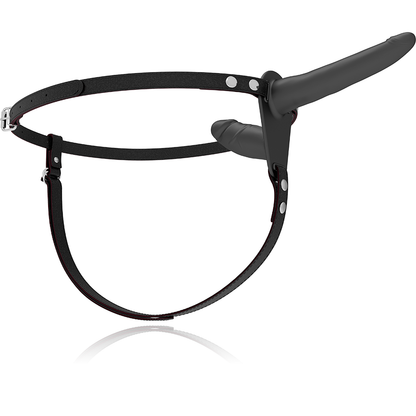 FETISH SUBMISSIVE HARNESS - DUPLA PENETRAO PRETO