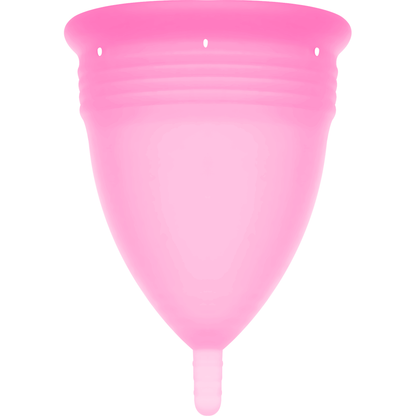 STERCUP - COPO MENSTRUAL DE SILICONE FDA ROSA - TAMANHO S
